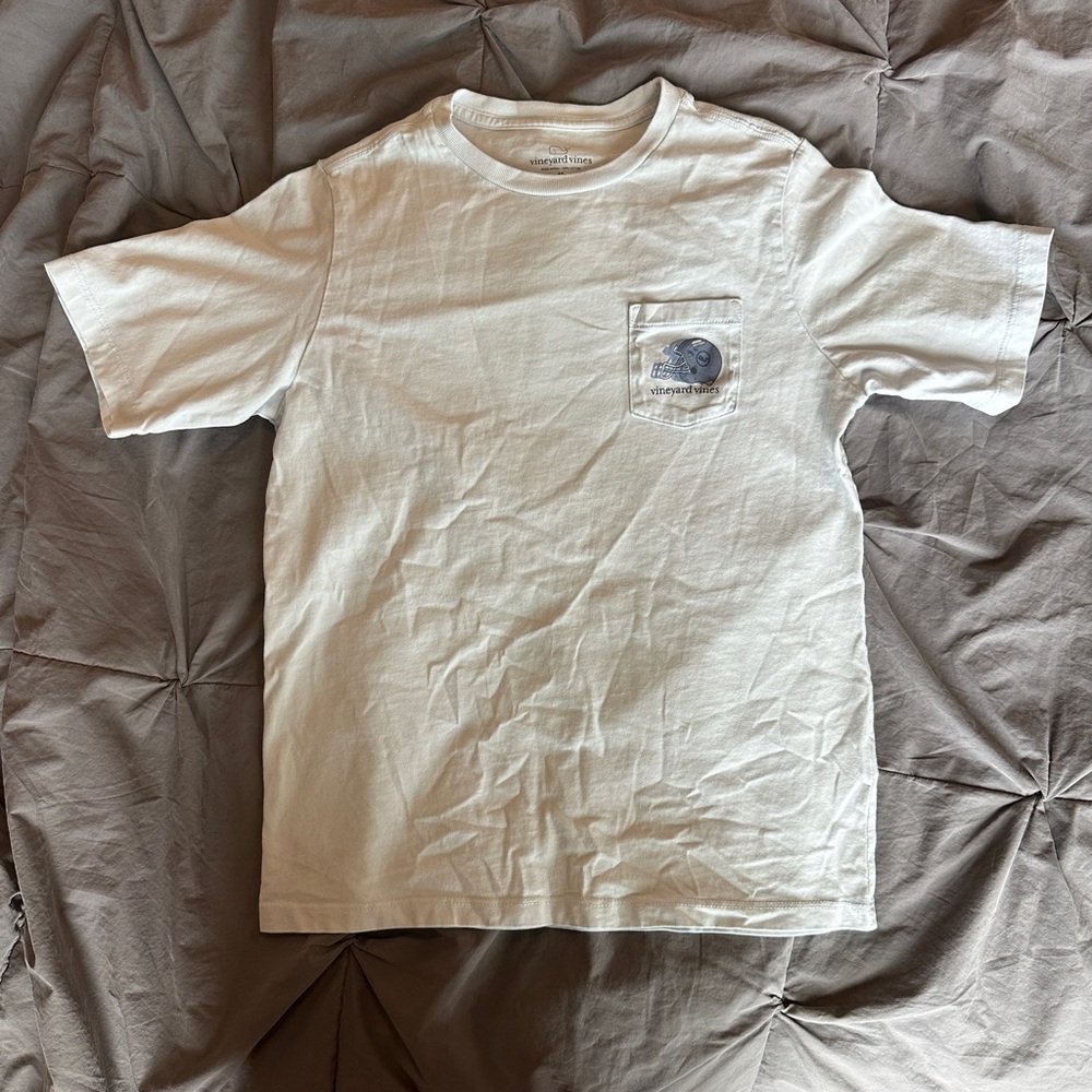 Vineyard Vines Boys Medium (12-14) Baby Blue Short Sleeve Tee